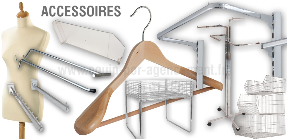 accessoires de magasin broches séparateur panier fil cintre bac soldeur